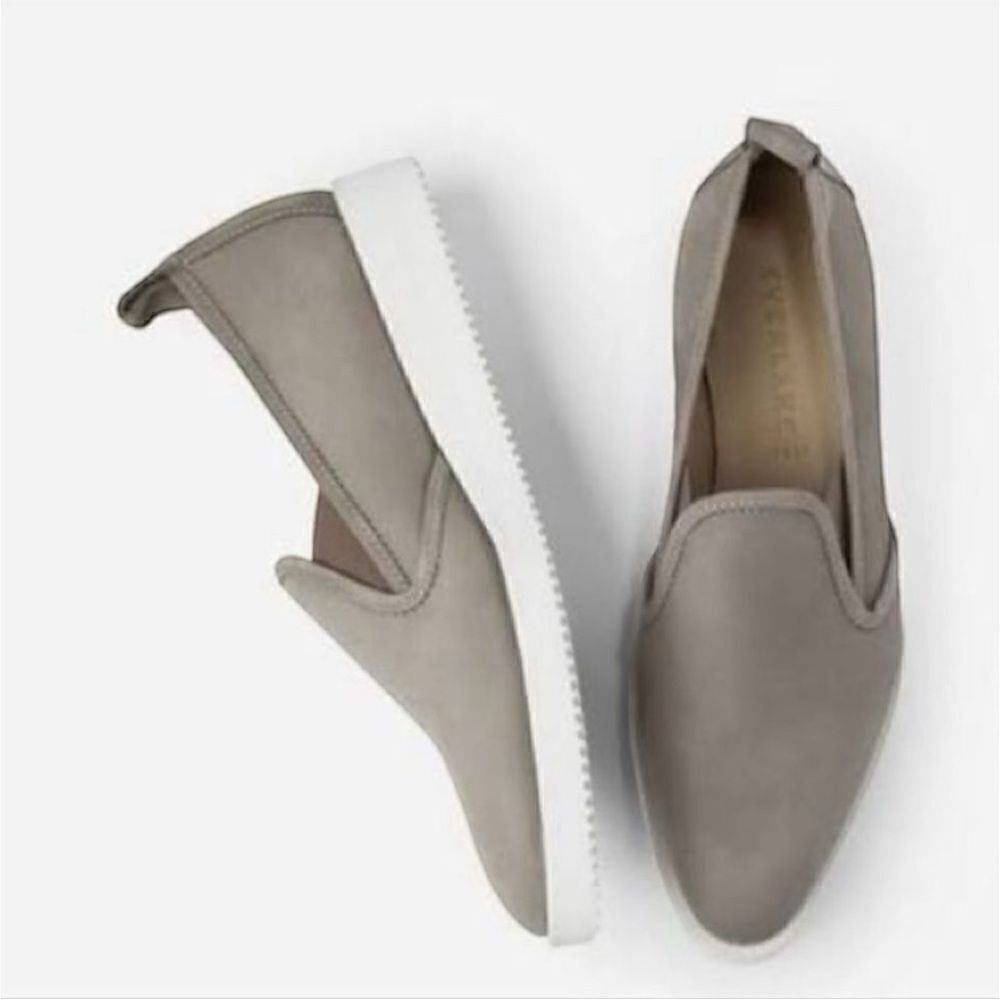 Everlane Nubuck Street Shoe Loafers Slip On Beige Size 6.5